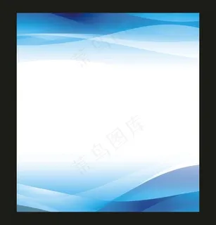 蓝色展板背景图片