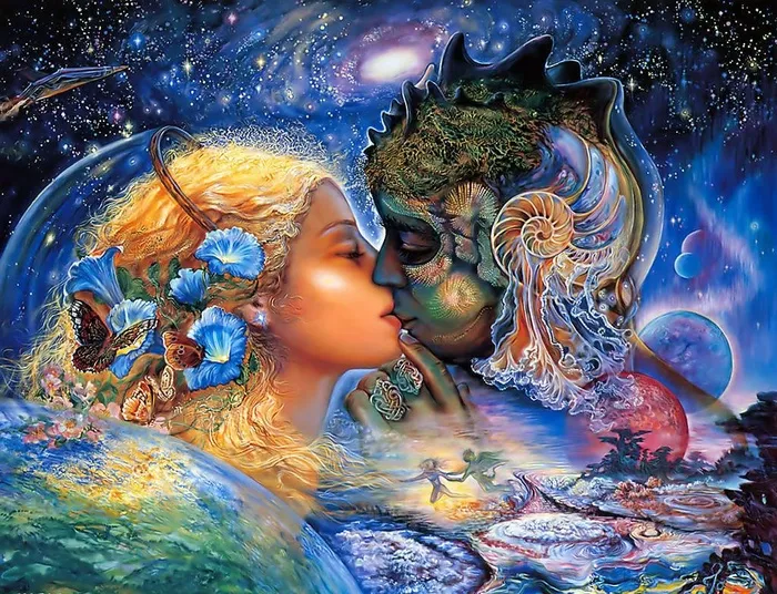 漂亮的欧美手绘插画图片