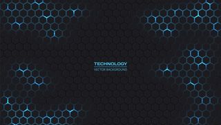 黑色蜂窝背景图片