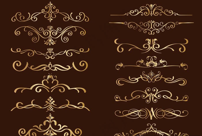 欧式花纹线条图片