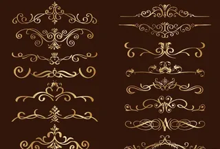 欧式花纹线条图片