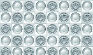 银色纹饰装饰图片