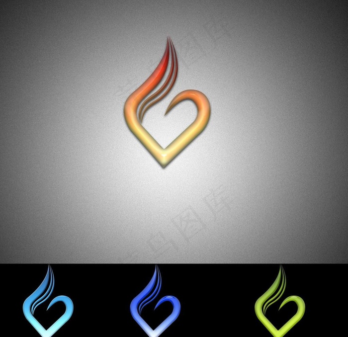心形 logo图片