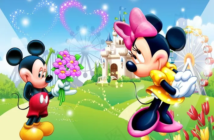 迪士尼图片psd模版下载