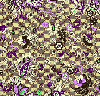 大牌 复古 数码印花 男装女装图片