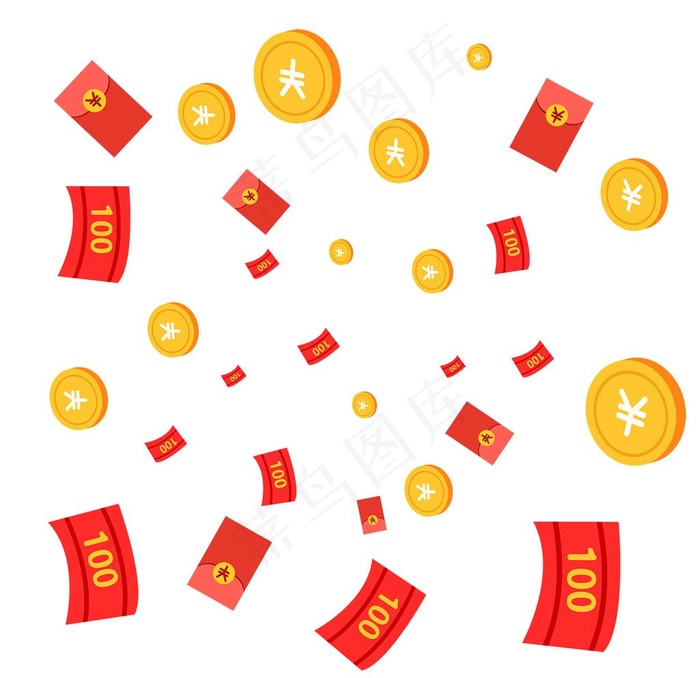 红包金币图片