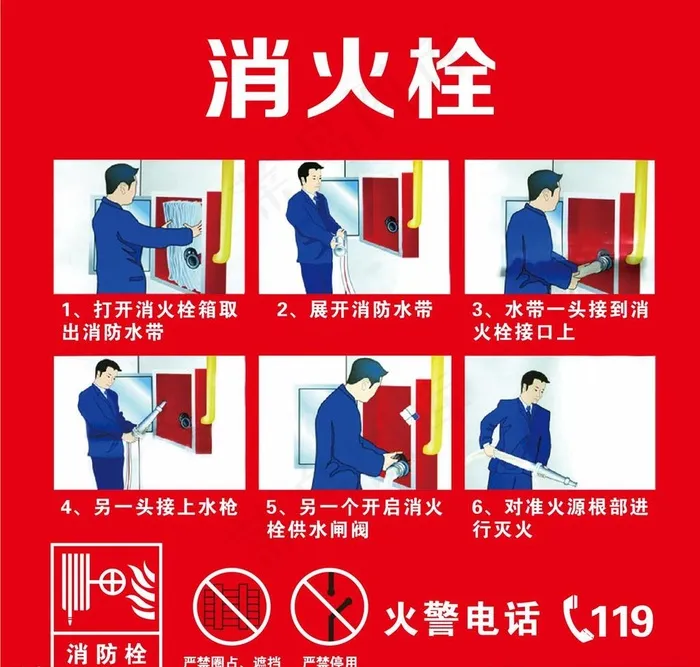 消火栓图片cdr矢量模版下载