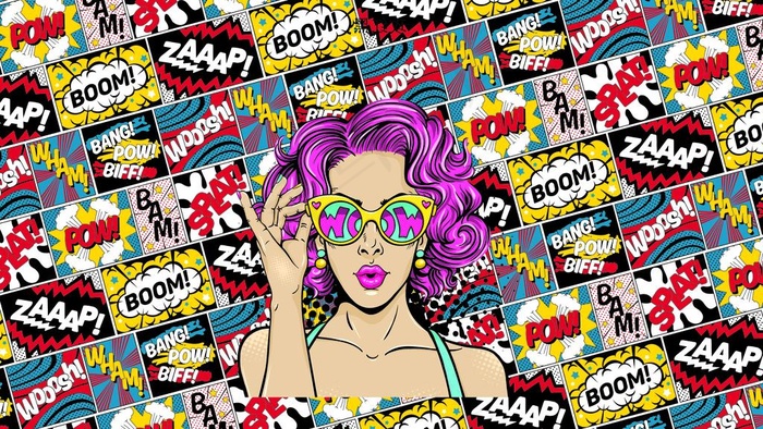 大牌 潮牌 墨镜女人图片