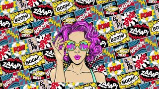 大牌 潮牌 墨镜女人图片