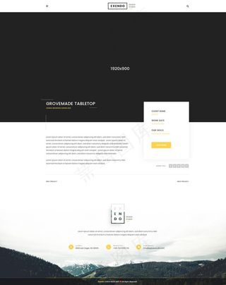 UI网站界面图片