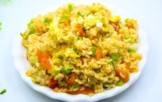 西红柿蛋炒饭图片