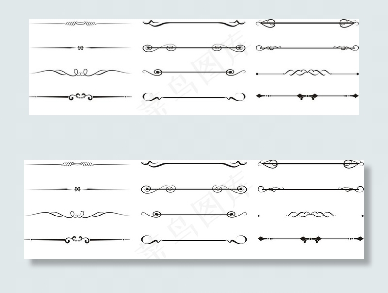 分割线图片cdr矢量模版下载