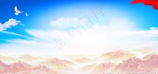党建展板背景 宣传栏背景图片