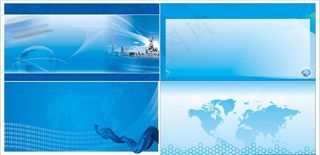 蓝色海报 蓝色背景 蓝色展板图片