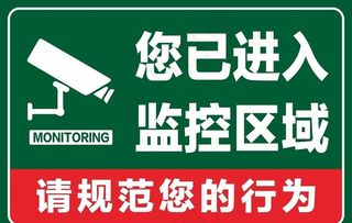 监控 安防标识牌图片