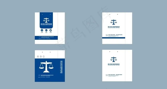 手提袋  白卡纸 律师图片