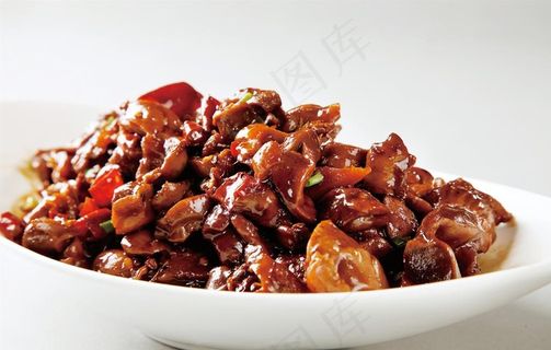 酱烧鸡胗图片