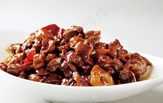酱烧鸡胗图片