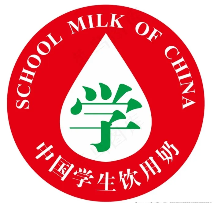 中国学生饮用奶标签矢量图图片cdr矢量模版下载