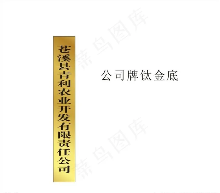公司牌图片