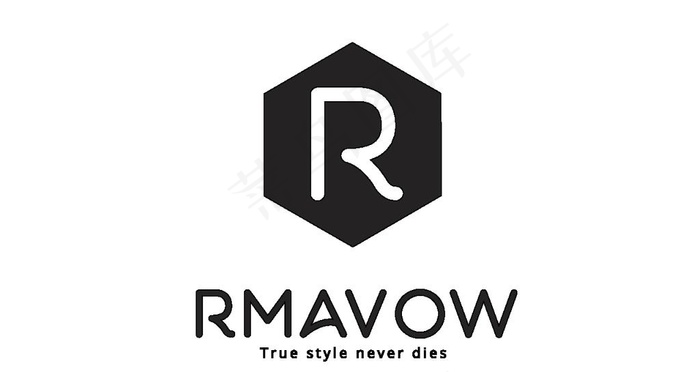 英文LOGO字母R图片ai矢量模版下载