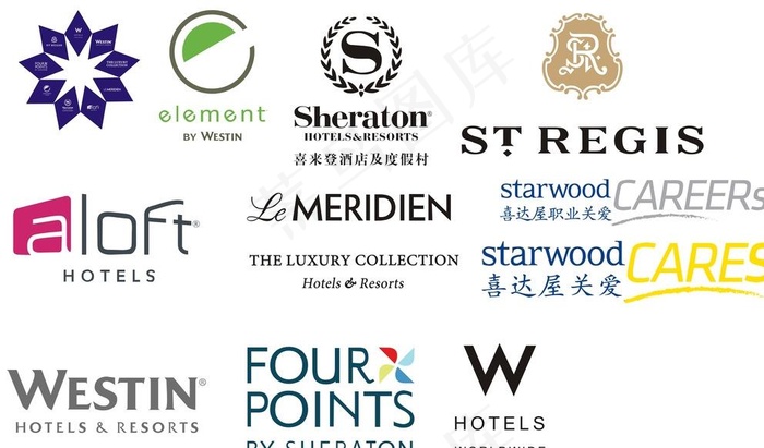 酒店LOGO图片cdr矢量模版下载