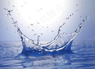 水花溅起图片