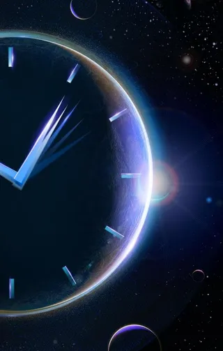 时尚背景 时钟图片