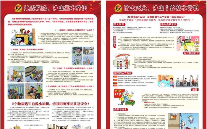 5.12逃生自救基本常识图片