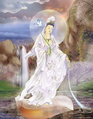 三十三观音之一叶观音图片