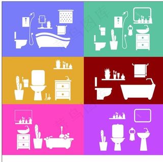 卫浴用品图标图片