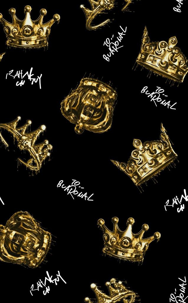 大牌 数码印花 皇冠图片