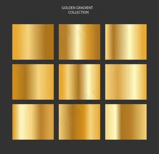 金色渐变色卡图片