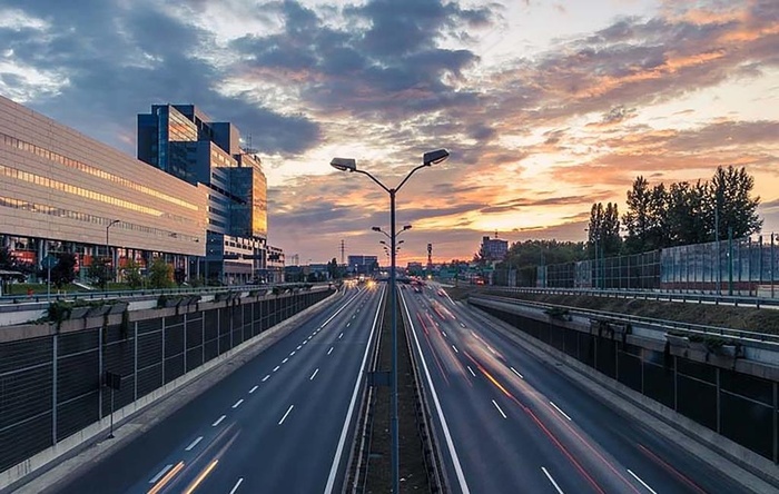 城市道路图片