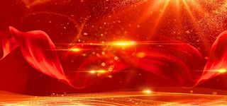 红色丝绸年会背景海报素材图片