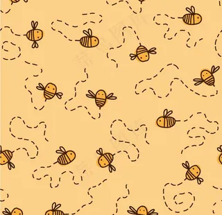 小蜜蜂 超萌卡通 简约 可爱图片