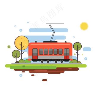 MBE风格小场景插画界面设计图片