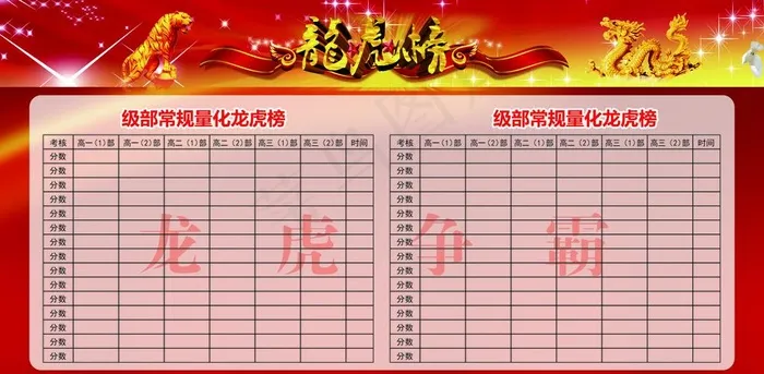 学校龙虎榜图片(6520X3402(DPI:72))psd模版下载