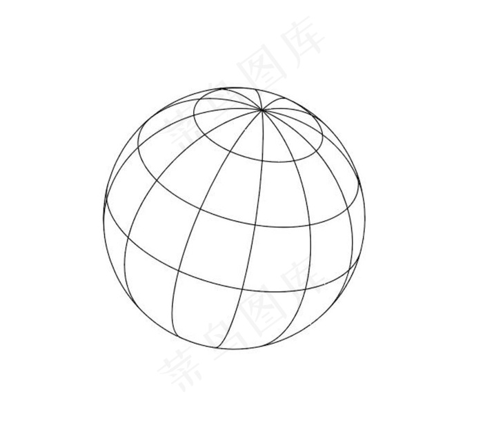 矢量地球线条素材图片