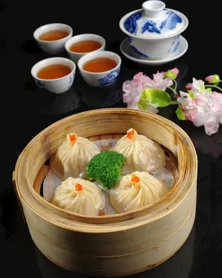 上海小笼菜鸟图库片