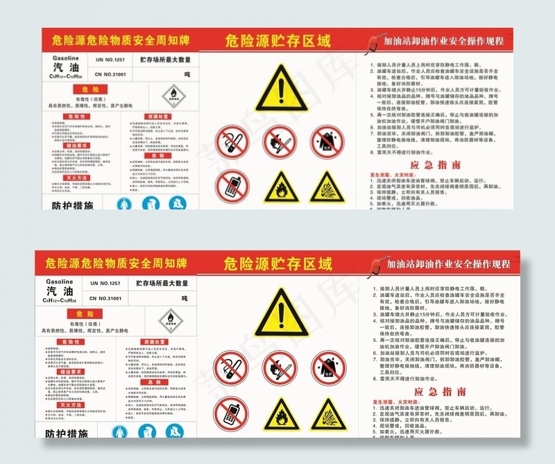 安全周知牌图片cdr矢量模版下载