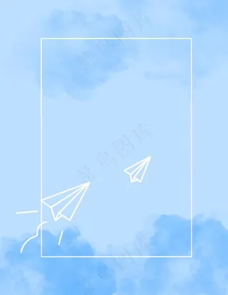 清新蓝背景图片