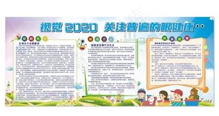 眼科宣传栏 近视宣传栏 眼保健图片