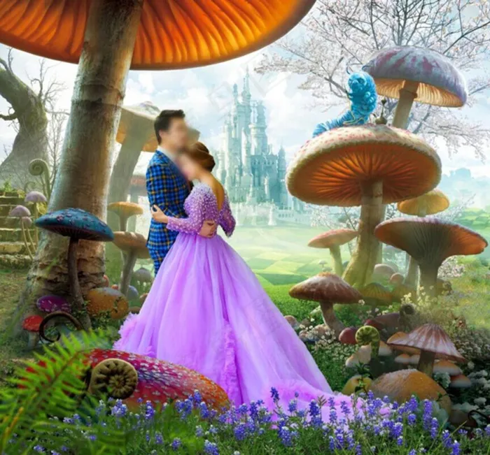 爱丽丝梦游仙境PSD图片