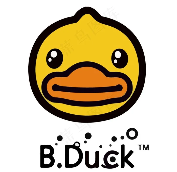 bduck小黄鸭图片ai矢量模版下载