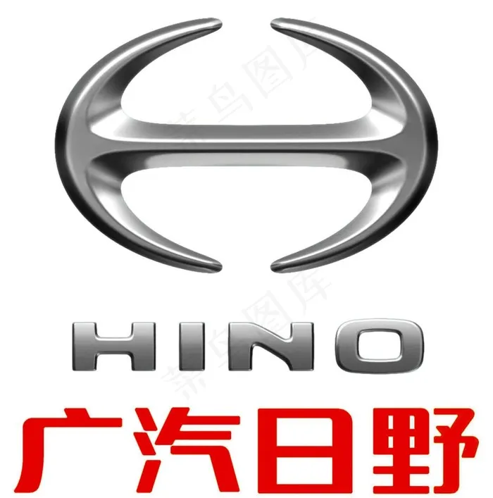 广汽日野LOGO图片psd模版下载