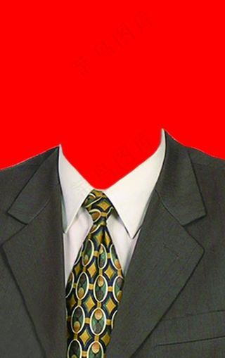 男士西装证件照图片