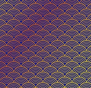 鱼鳞纹渐变图片