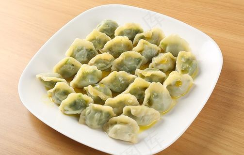 韭菜鸡蛋水饺图片