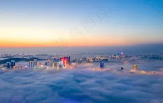 青岛平流雾图片